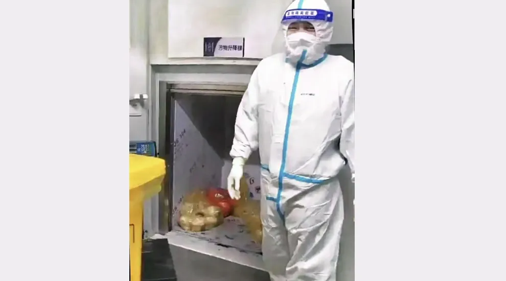 Лифт для медицинских отходов.2